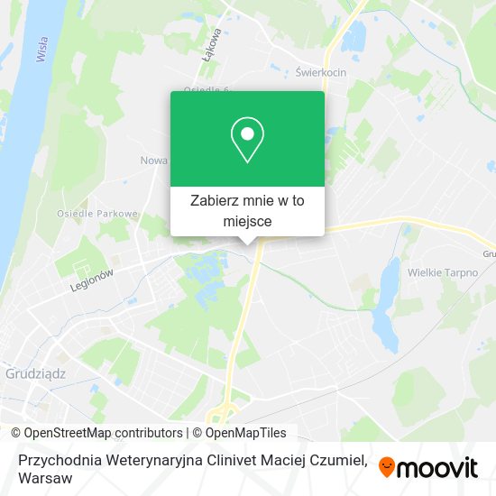 Mapa Przychodnia Weterynaryjna Clinivet Maciej Czumiel