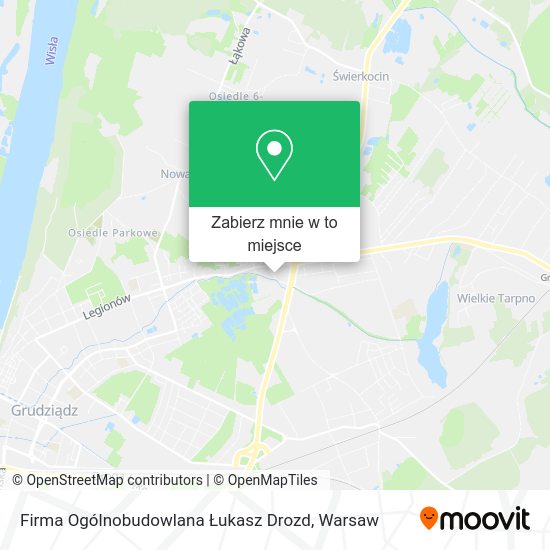 Mapa Firma Ogólnobudowlana Łukasz Drozd