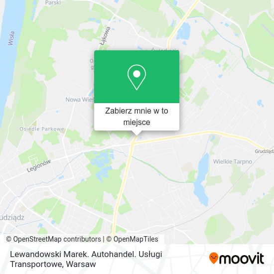 Mapa Lewandowski Marek. Autohandel. Usługi Transportowe