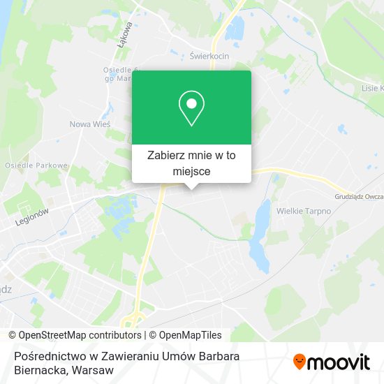 Mapa Pośrednictwo w Zawieraniu Umów Barbara Biernacka