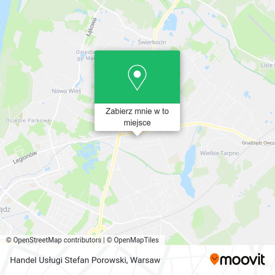 Mapa Handel Usługi Stefan Porowski