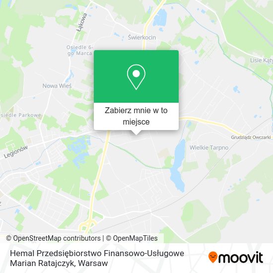 Mapa Hemal Przedsiębiorstwo Finansowo-Usługowe Marian Ratajczyk