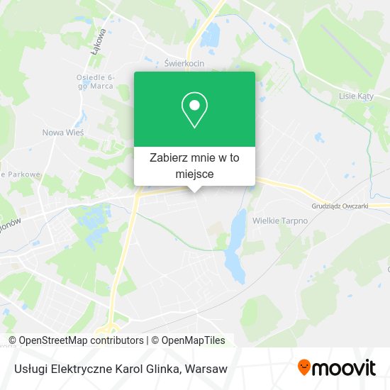 Mapa Usługi Elektryczne Karol Glinka