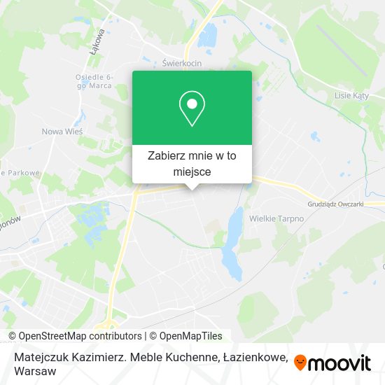 Mapa Matejczuk Kazimierz. Meble Kuchenne, Łazienkowe