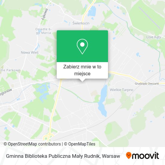 Mapa Gminna Biblioteka Publiczna Mały Rudnik