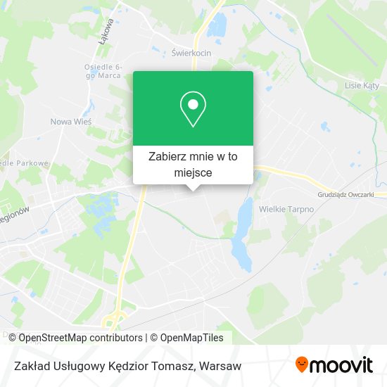 Mapa Zakład Usługowy Kędzior Tomasz