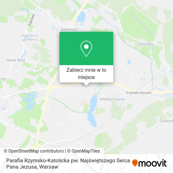 Mapa Parafia Rzymsko-Katolicka pw. Najświętszego Serca Pana Jezusa