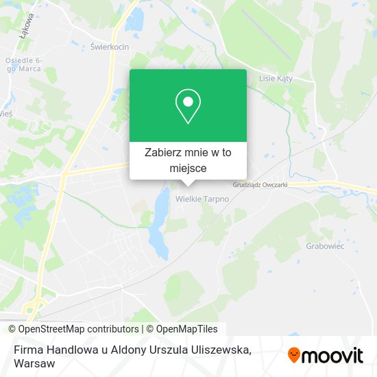 Mapa Firma Handlowa u Aldony Urszula Uliszewska