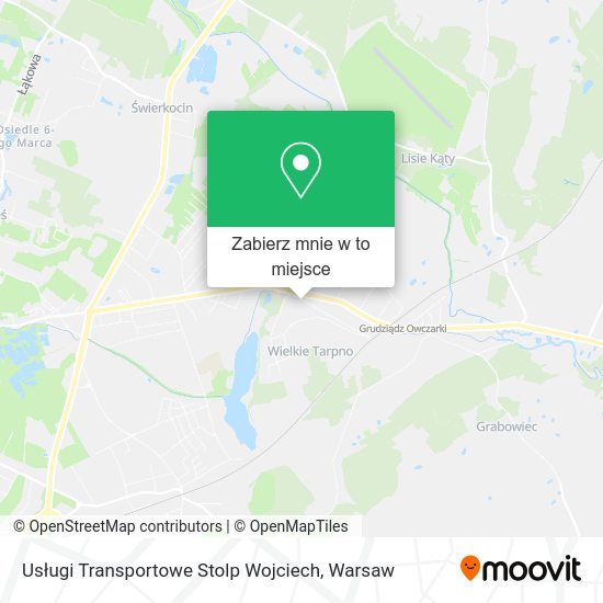 Mapa Usługi Transportowe Stolp Wojciech