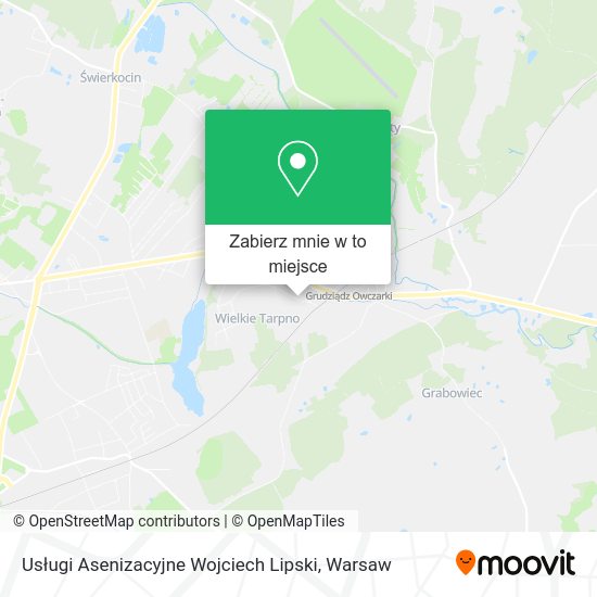 Mapa Usługi Asenizacyjne Wojciech Lipski