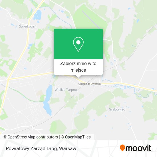 Mapa Powiatowy Zarząd Dróg