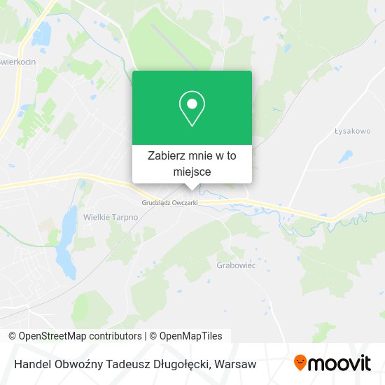 Mapa Handel Obwoźny Tadeusz Długołęcki