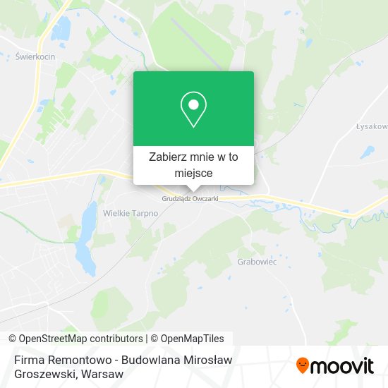 Mapa Firma Remontowo - Budowlana Mirosław Groszewski