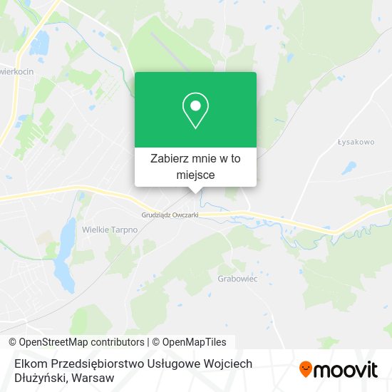 Mapa Elkom Przedsiębiorstwo Usługowe Wojciech Dłużyński