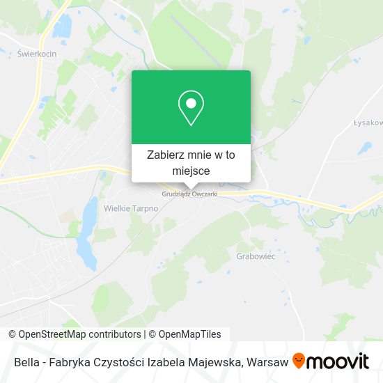 Mapa Bella - Fabryka Czystości Izabela Majewska