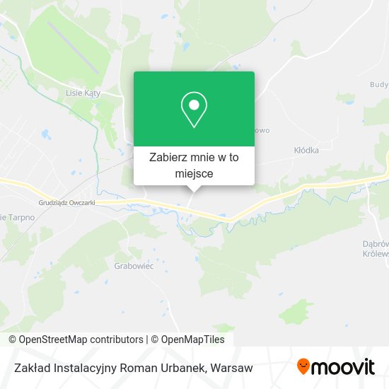 Mapa Zakład Instalacyjny Roman Urbanek