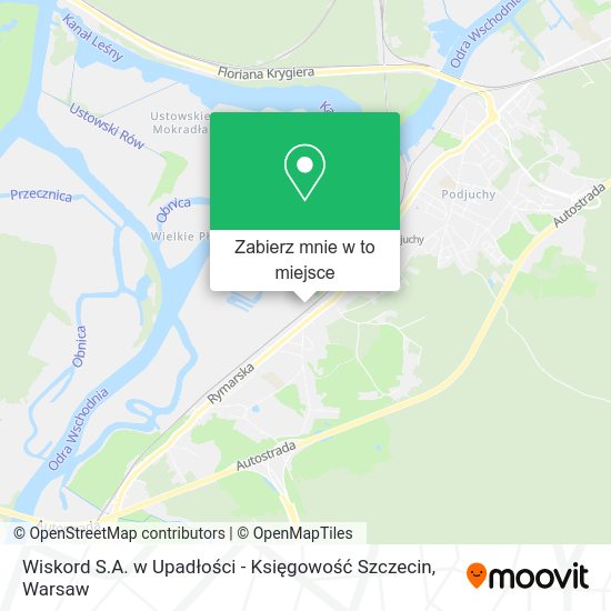 Mapa Wiskord S.A. w Upadłości - Księgowość Szczecin