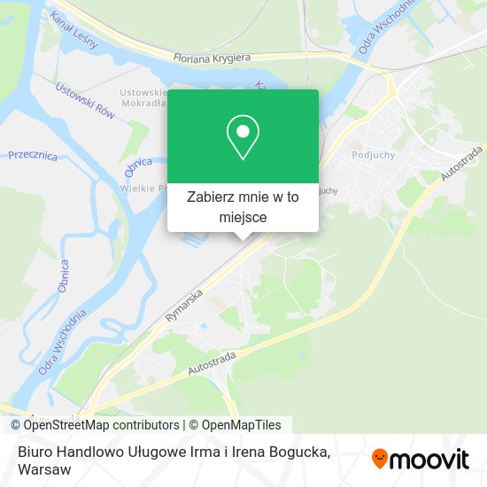 Mapa Biuro Handlowo Uługowe Irma i Irena Bogucka