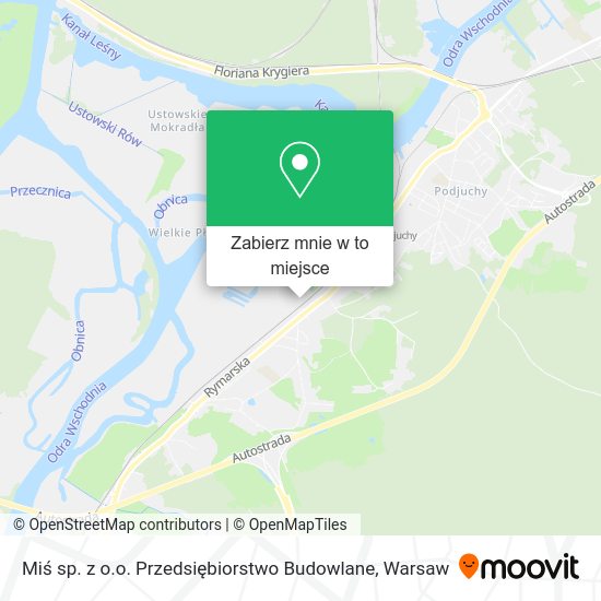 Mapa Miś sp. z o.o. Przedsiębiorstwo Budowlane