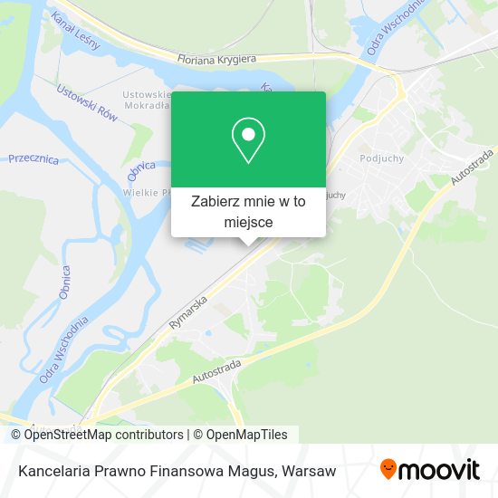 Mapa Kancelaria Prawno Finansowa Magus