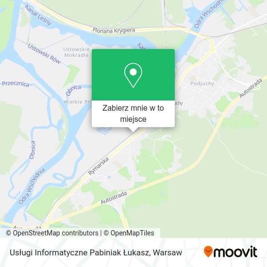 Mapa Usługi Informatyczne Pabiniak Łukasz