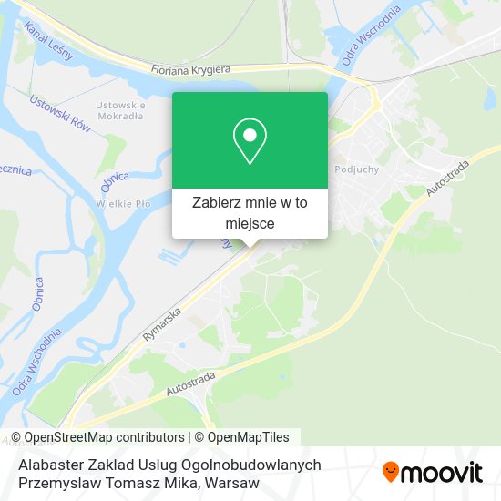 Mapa Alabaster Zaklad Uslug Ogolnobudowlanych Przemyslaw Tomasz Mika