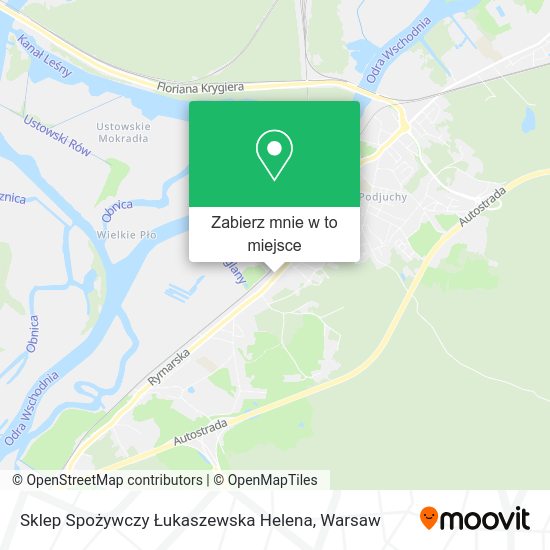 Mapa Sklep Spożywczy Łukaszewska Helena