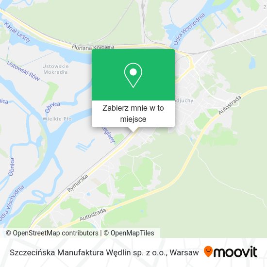 Mapa Szczecińska Manufaktura Wędlin sp. z o.o.