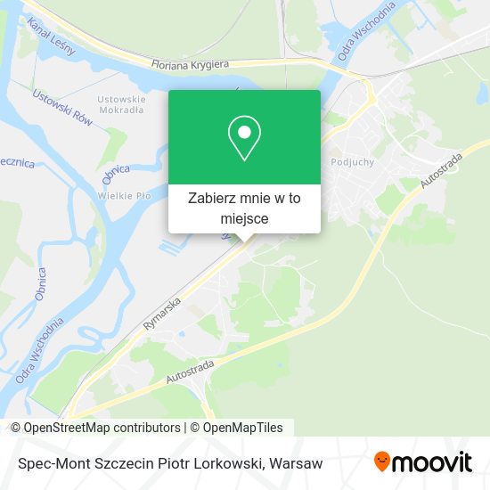 Mapa Spec-Mont Szczecin Piotr Lorkowski