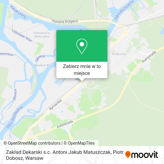 Mapa Zakład Dekarski s.c. Antoni Jakub Matuszczak, Piotr Dobosz