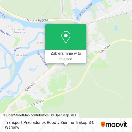 Mapa Transport Przeladunek Roboty Ziemne Trakop S C