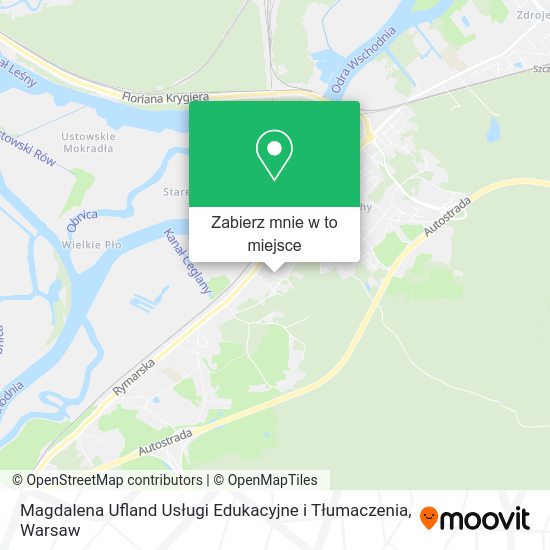 Mapa Magdalena Ufland Usługi Edukacyjne i Tłumaczenia