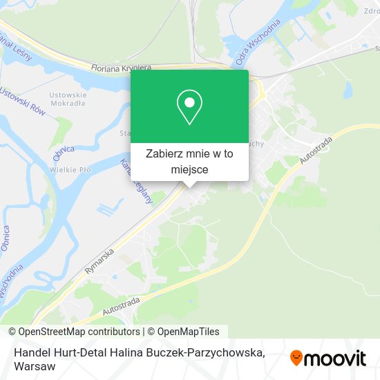 Mapa Handel Hurt-Detal Halina Buczek-Parzychowska