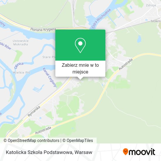 Mapa Katolicka Szkoła Podstawowa