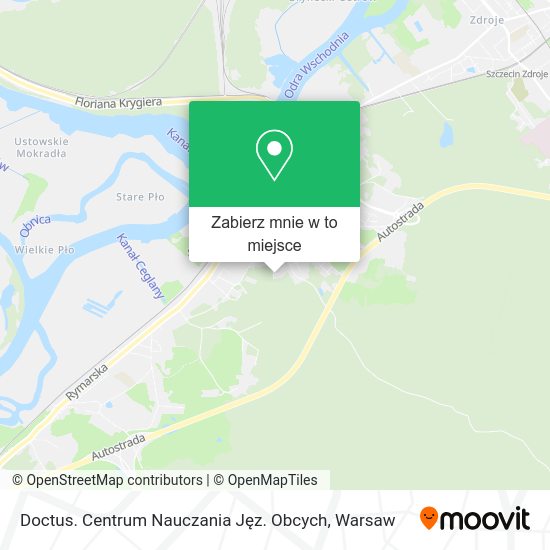 Mapa Doctus. Centrum Nauczania Jęz. Obcych