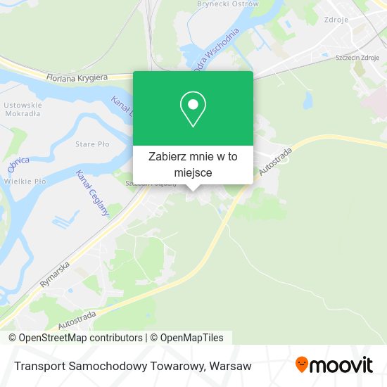 Mapa Transport Samochodowy Towarowy