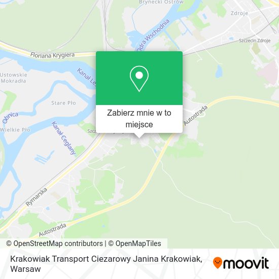 Mapa Krakowiak Transport Ciezarowy Janina Krakowiak