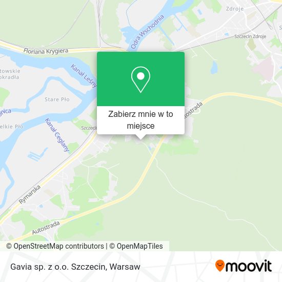 Mapa Gavia sp. z o.o. Szczecin