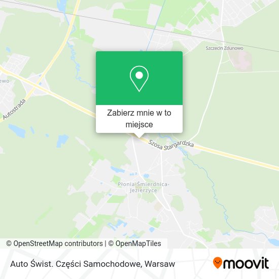 Mapa Auto Świst. Części Samochodowe