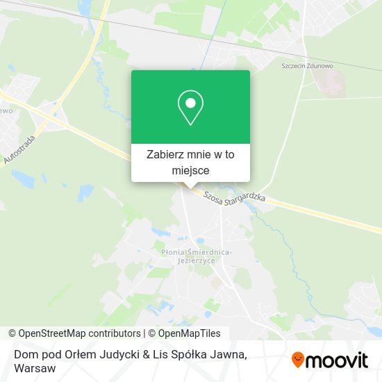 Mapa Dom pod Orłem Judycki & Lis Spółka Jawna