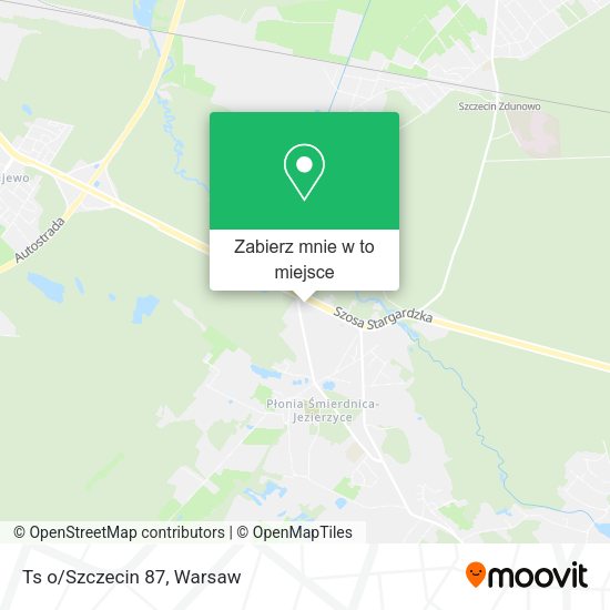 Mapa Ts o/Szczecin 87