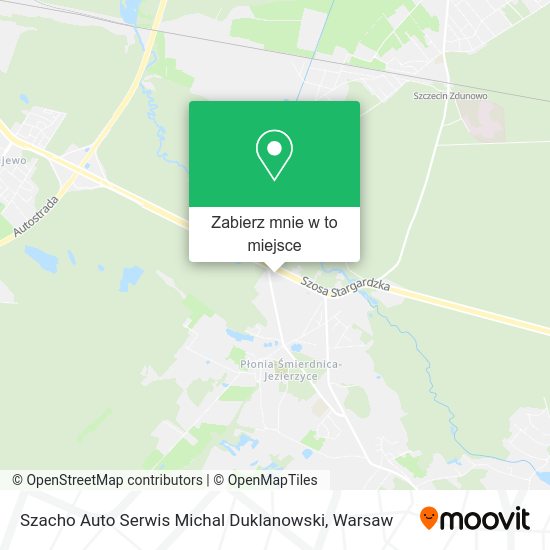 Mapa Szacho Auto Serwis Michal Duklanowski