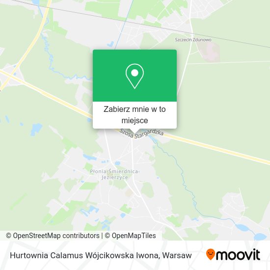 Mapa Hurtownia Calamus Wójcikowska Iwona