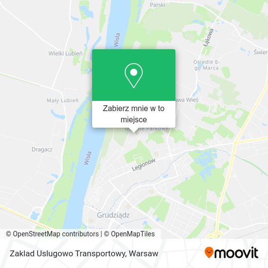 Mapa Zaklad Uslugowo Transportowy