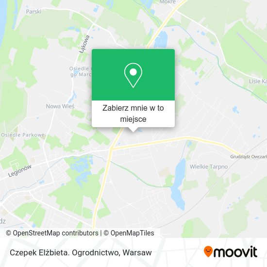 Mapa Czepek Elżbieta. Ogrodnictwo