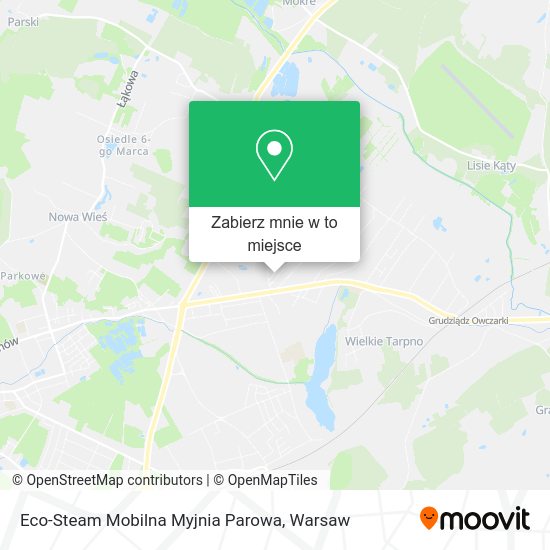 Mapa Eco-Steam Mobilna Myjnia Parowa