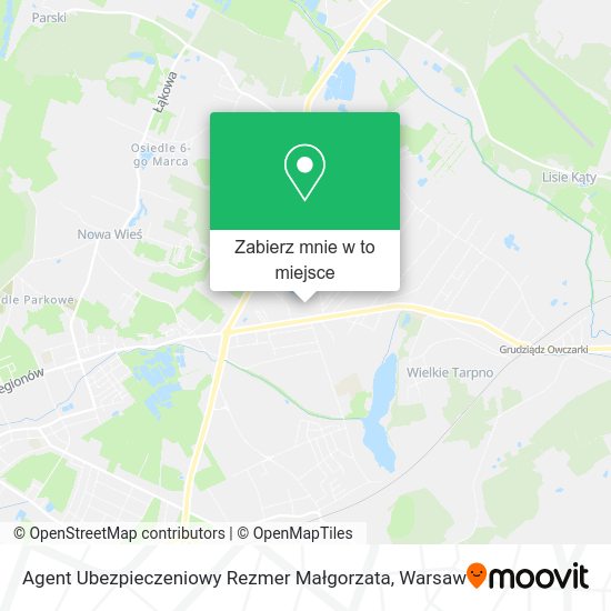 Mapa Agent Ubezpieczeniowy Rezmer Małgorzata