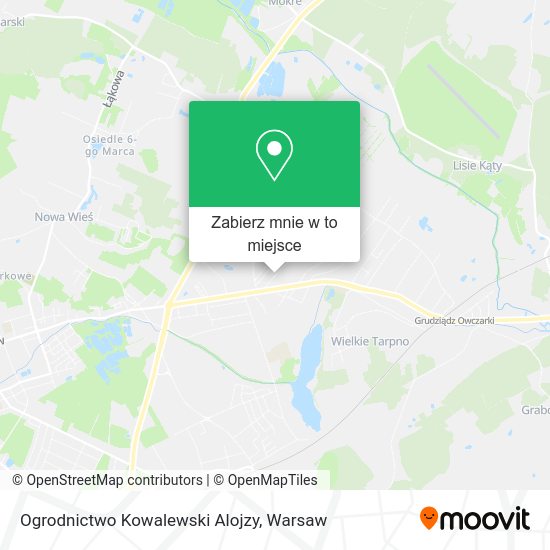 Mapa Ogrodnictwo Kowalewski Alojzy