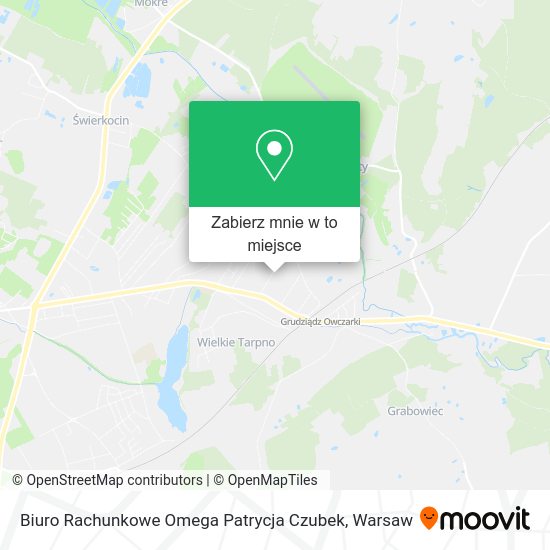 Mapa Biuro Rachunkowe Omega Patrycja Czubek