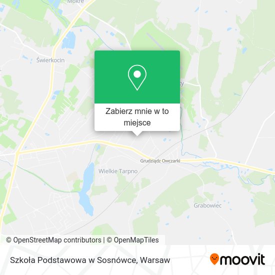 Mapa Szkoła Podstawowa w Sosnówce